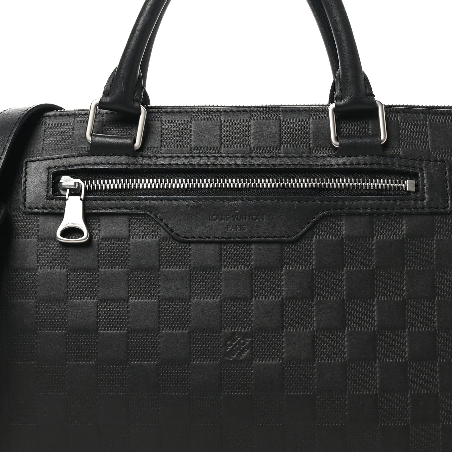 Damier Infini Porte-Documents Jour Onyx