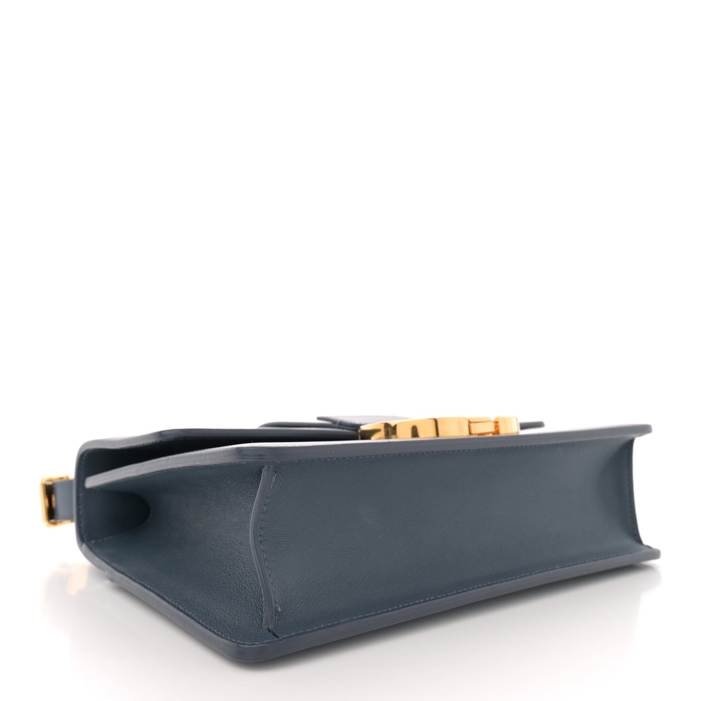 Smooth Calfskin 30 Montaigne Flap Bag Blue