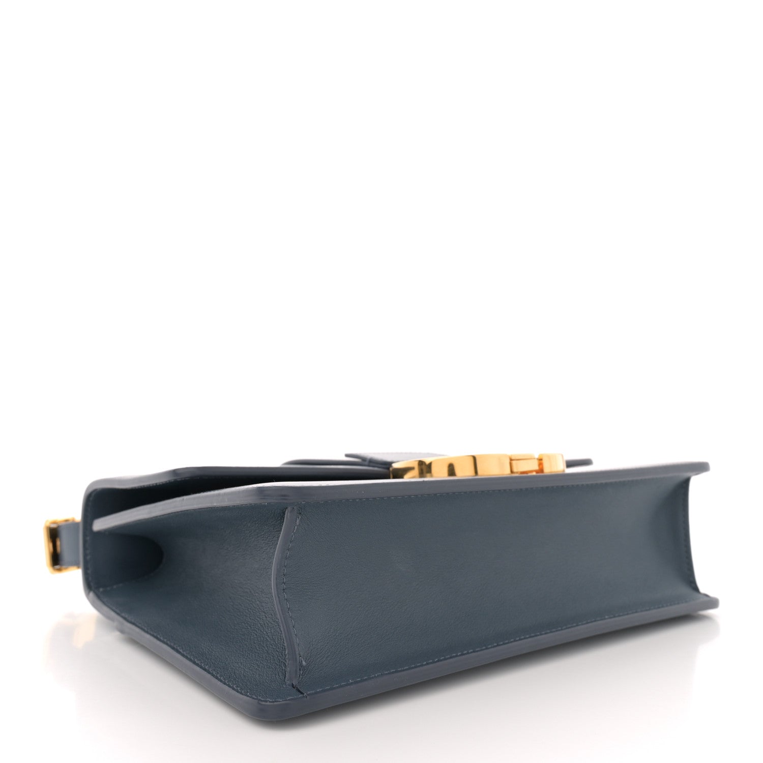 Christian Dior Smooth Calfskin 30 Montaigne Flap Bag Blue 4 of 10