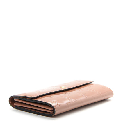 Louis Vuitton Vernis Sarah Wallet Rose Velours 4 of 7