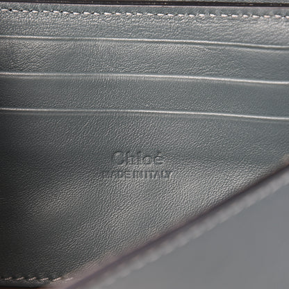 Chloe Suede Calfskin Mini Faye Shoulder Bag Cloudy Blue 5 of 11