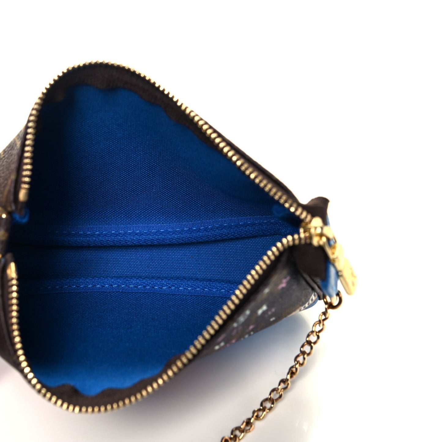 Monogram 2019 Christmas Animation Mini Venice Pochette Accessories Blue