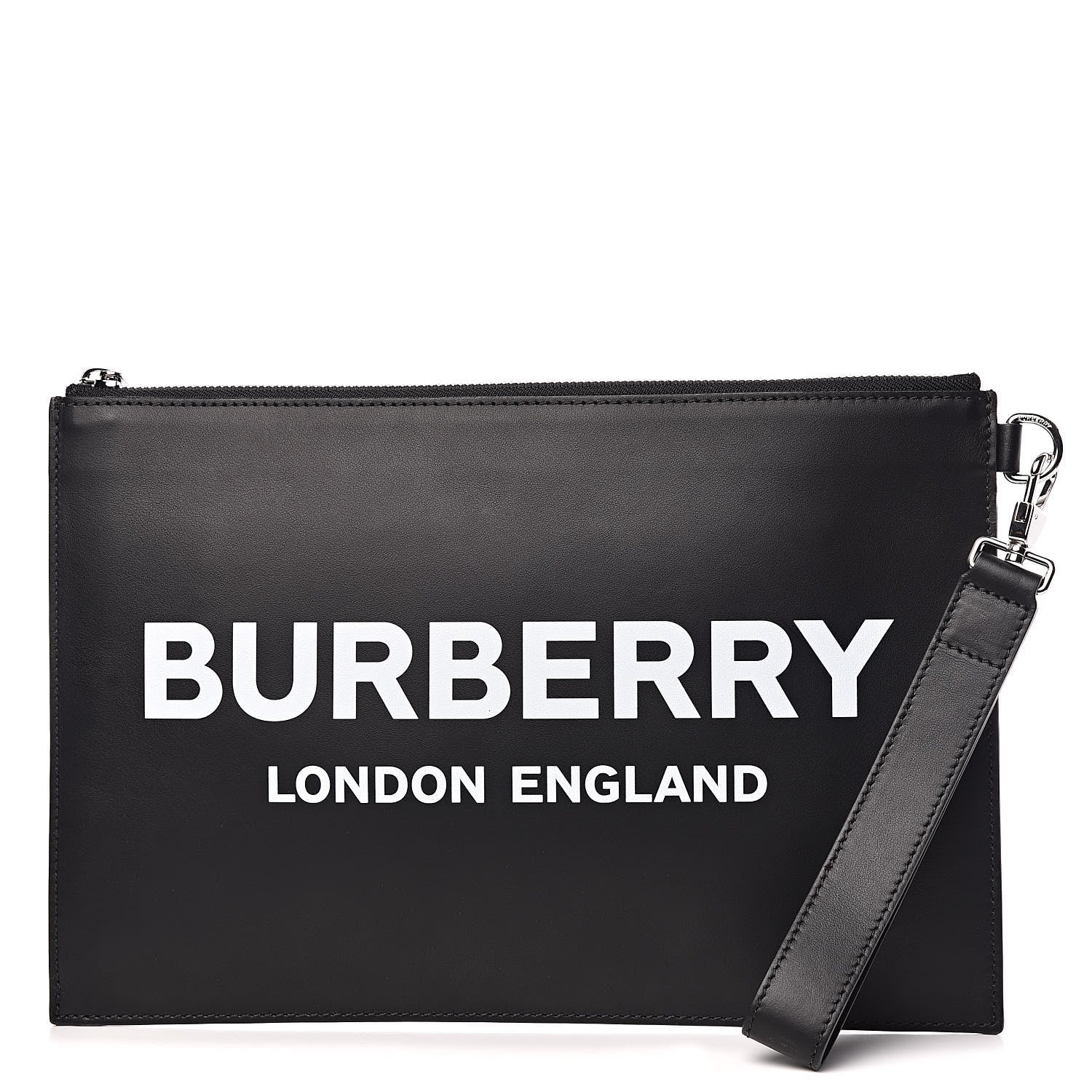Burberry Smooth Calfskin Edin Zip Pouch Black 1 of 10
