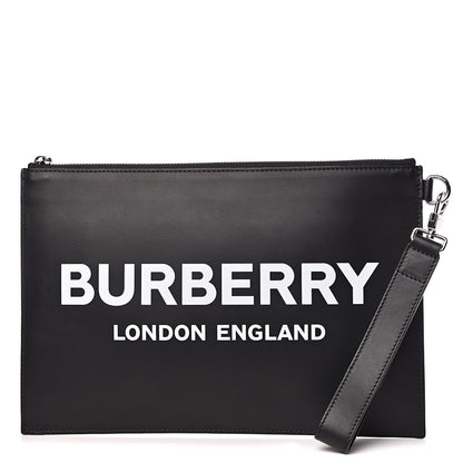 Burberry Smooth Calfskin Edin Zip Pouch Black 1 of 10