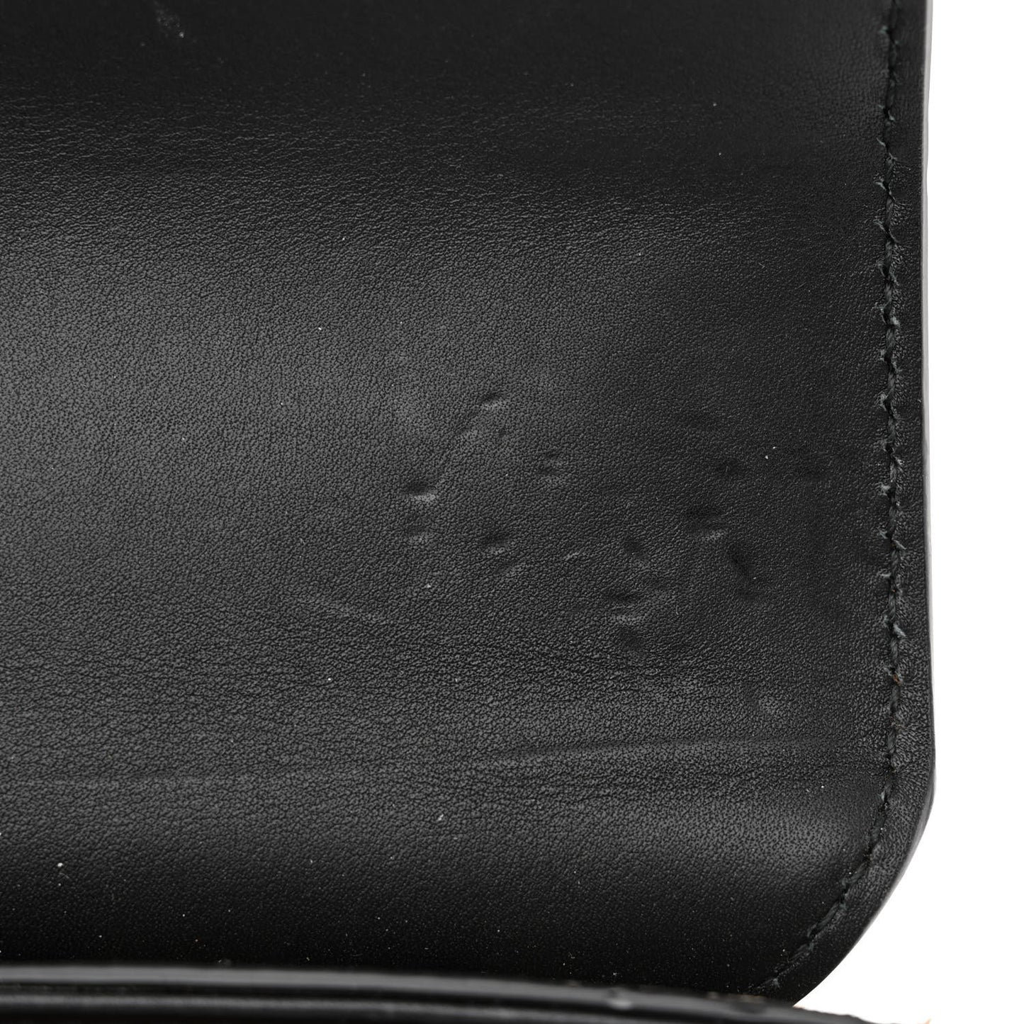 GG Supreme Monogram Calfskin Small Padlock Shoulder Bag Beige Black Cuir