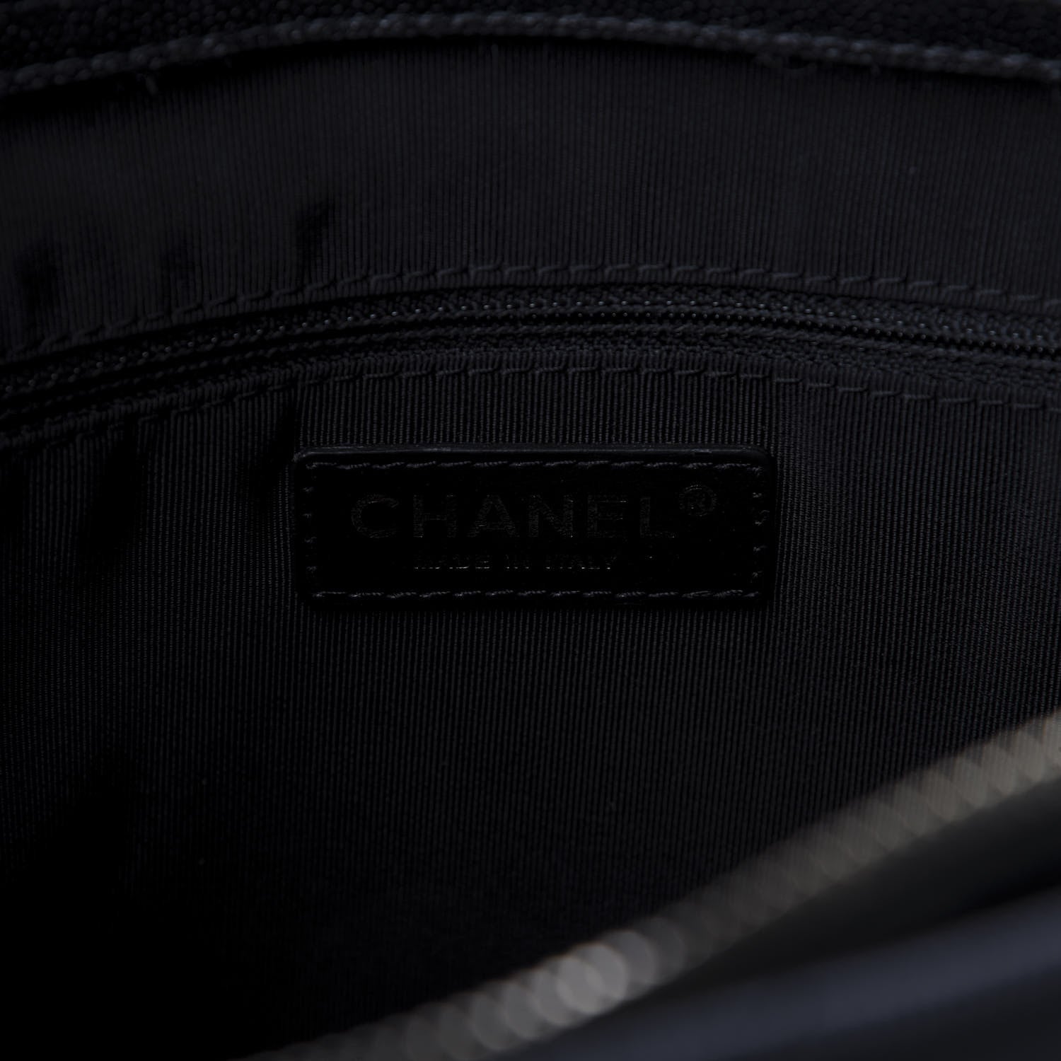 Chanel Caviar Quilted Rolled Up Tote Black 8 of 10