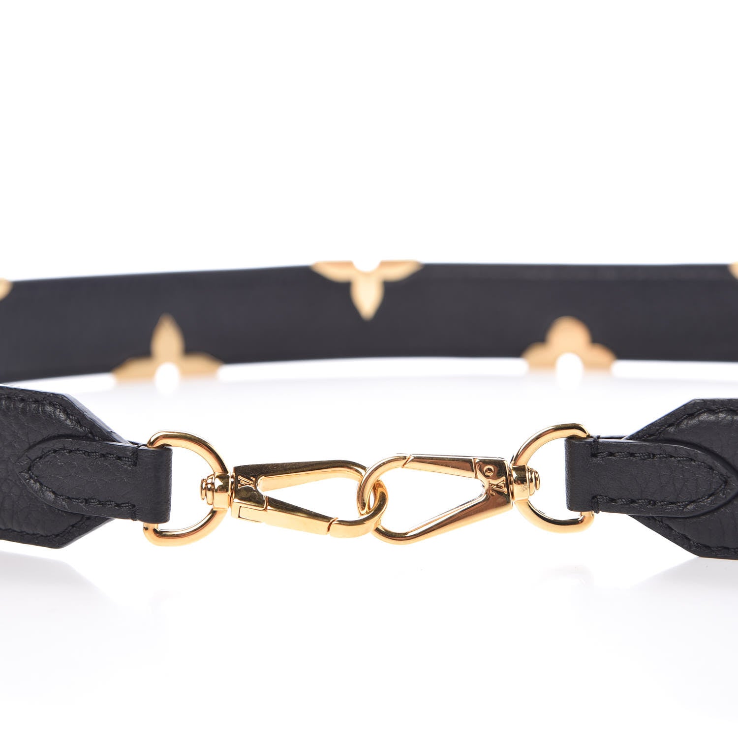 Louis Vuitton Bandouliere Shoulder Strap Black 3 of 4