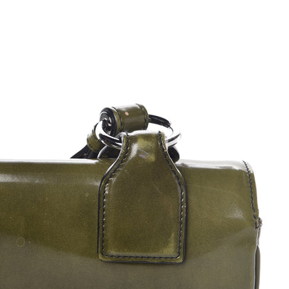 Prada Spazzolato Top Handle Militare Fume 10 of 15