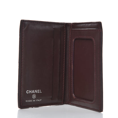 Chanel Lambskin Quilted Card Holder Wallet Black 5 of 10
