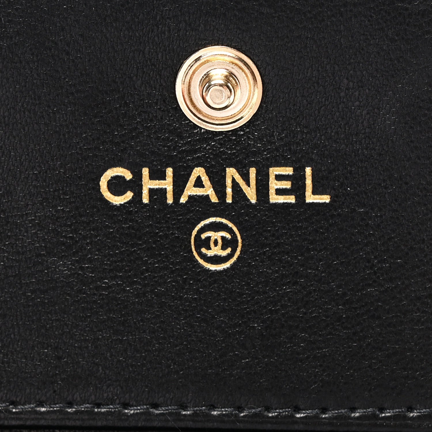 Chanel Caviar Timeless CC Flap Card Holder Black 6 of 8