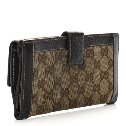 Gucci Crystal Monogram Continental Charmy Wallet Brown 3 of 13