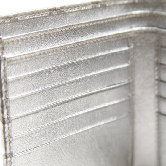 Guccissima French Wallet Silver