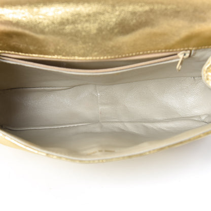 Chanel Lambskin Quilted Tassel Clutch Gold 5 of 15