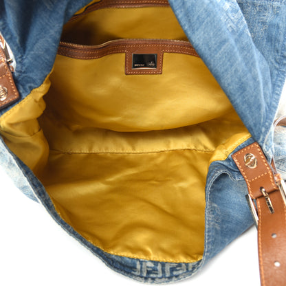 Fendi Denim Zucchino Baguette Blue 5 of 10