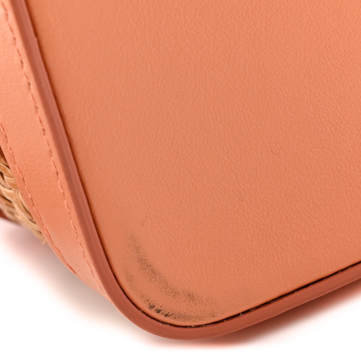 Bulgari Calfskin Rattan Serpenti Forever Top Handle Vanity Orange 12 of 13