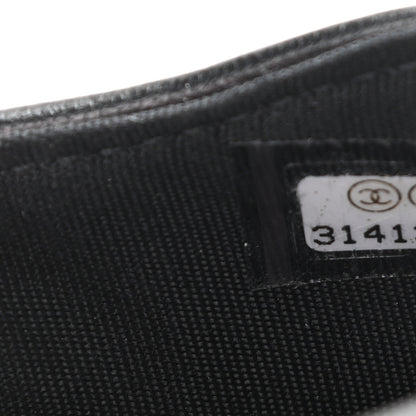 Chanel Lambskin Camellia Embossed Chain Belt Bag Black 10 of 11