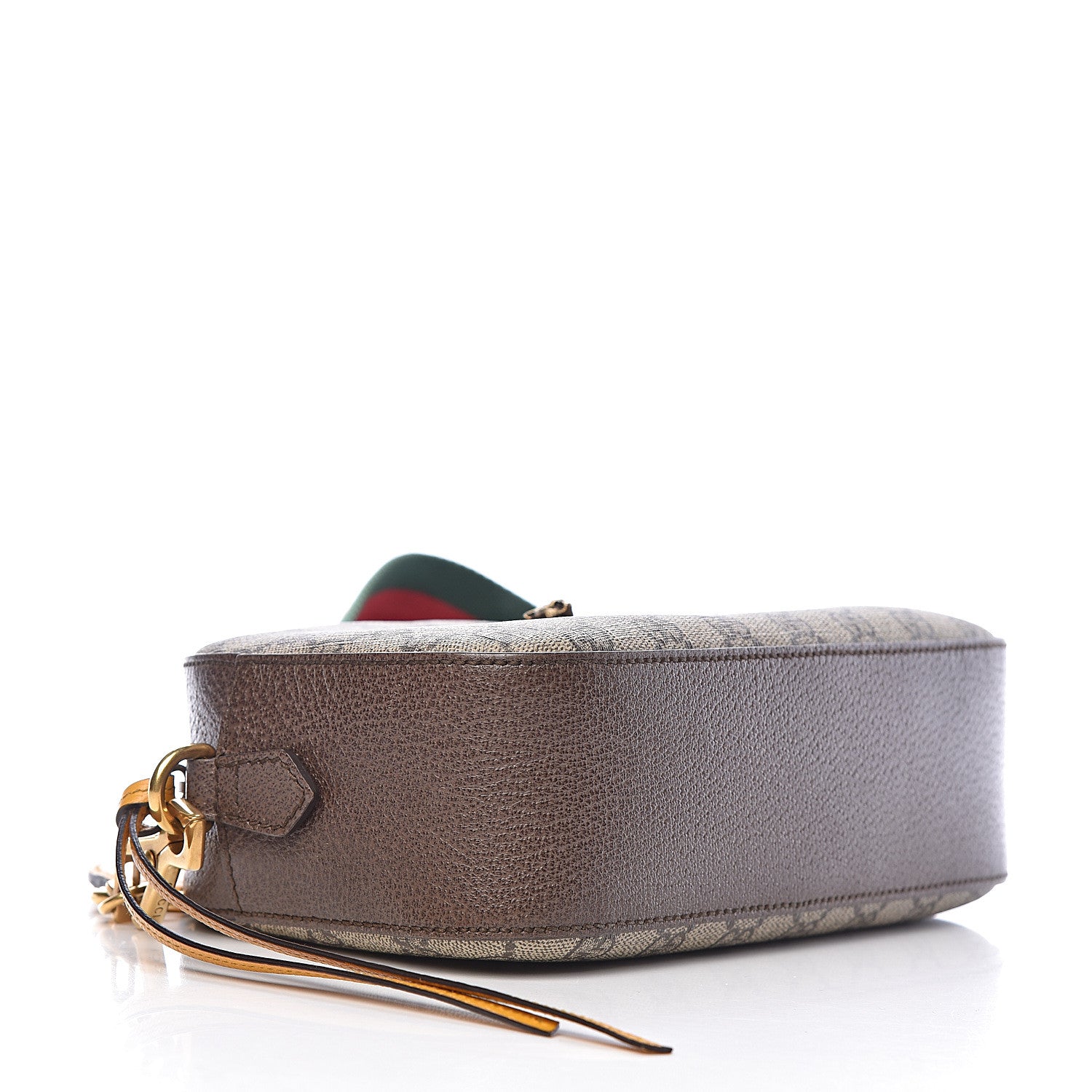Gucci GG Supreme Monogram Web Neo Vintage Shoulder Bag Beige New Acero Crop 4 of 10