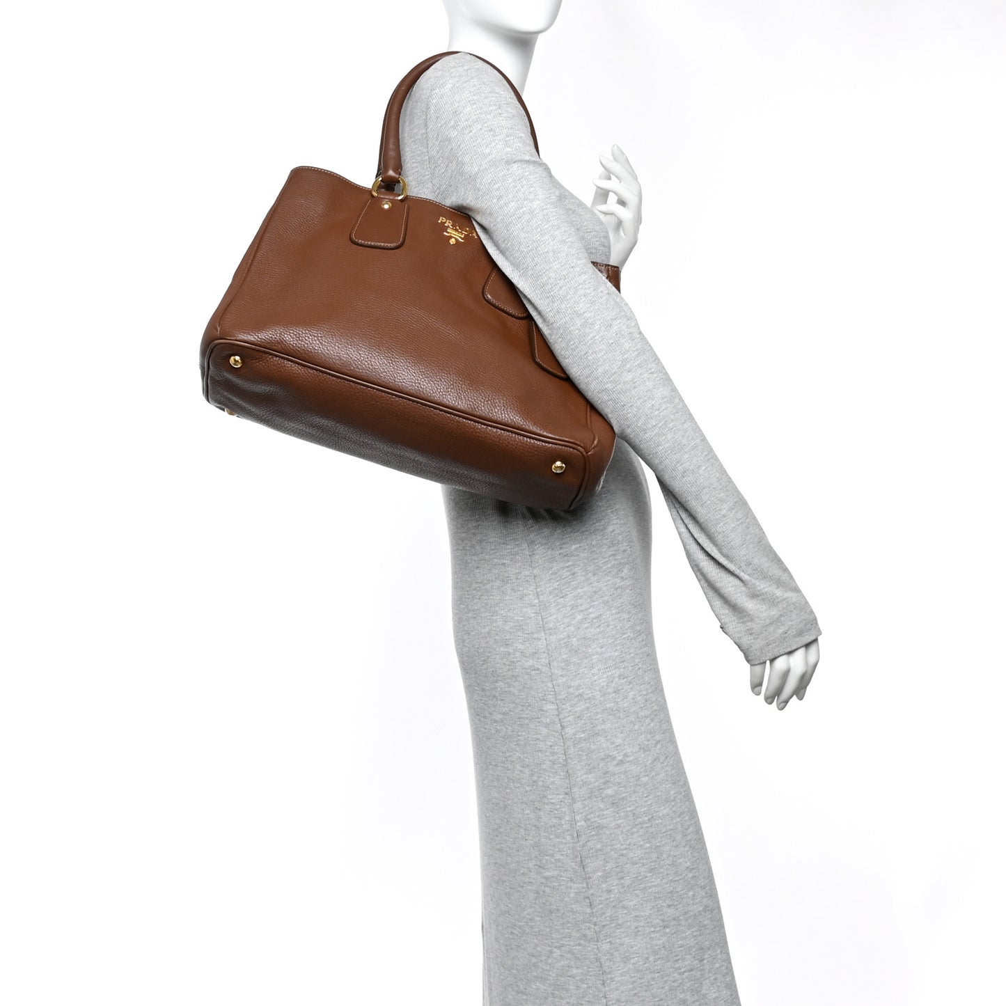 Vitello Daino Tote Palissandro