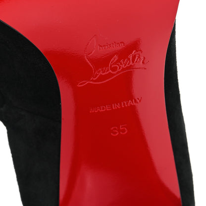 Christian Louboutin Suede Stretchadoxa Ankle Bootie 35 Black 7 of 8