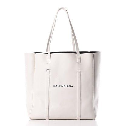 Balenciaga Smooth Calfskin Double Sided Small Everyday Tote Optic White Black 3 of 18