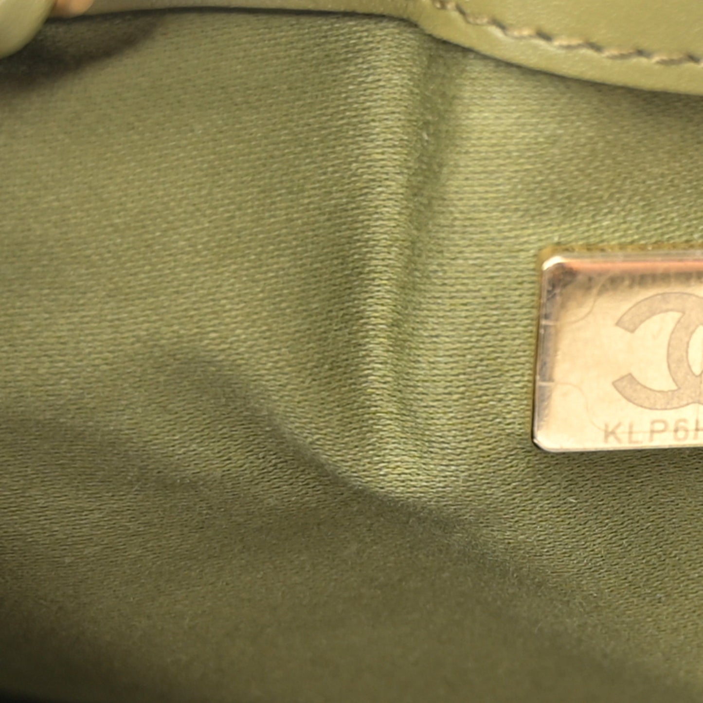 Suede Quilted Medium Chanel 25 Handbag Khaki
