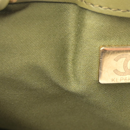 Chanel Suede Quilted Medium Chanel 25 Handbag Khaki 8 of 11