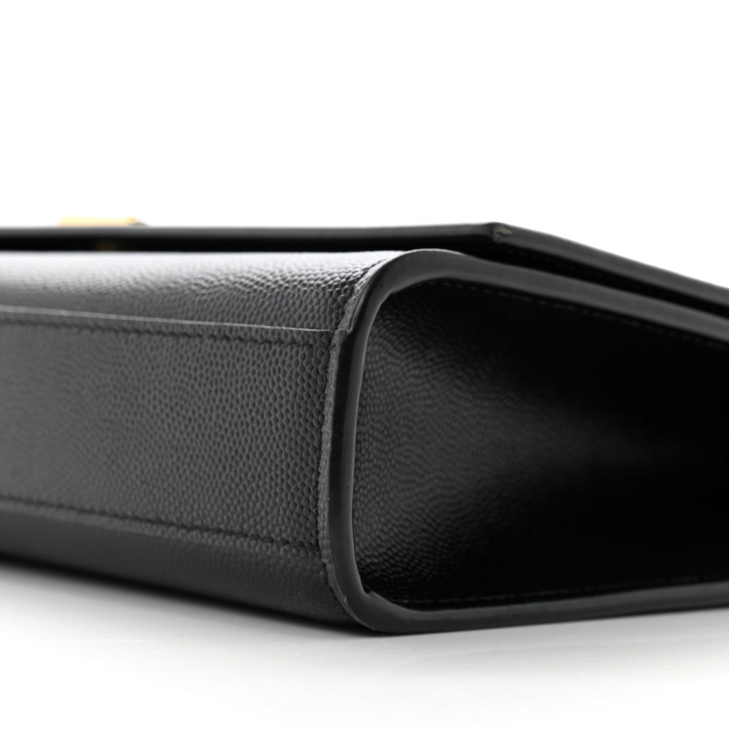 Grain De Poudre Medium Classic Monogram Kate Satchel Black