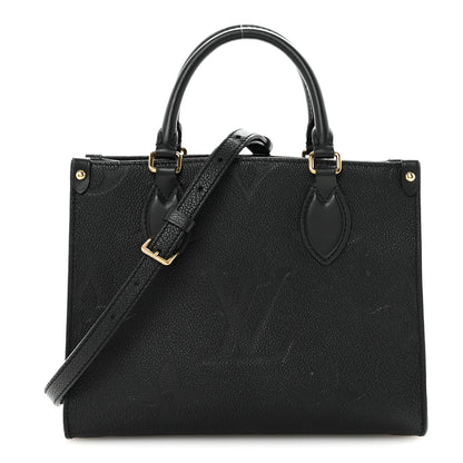 Louis Vuitton Empreinte Monogram Giant Onthego PM Black 1 of 9
