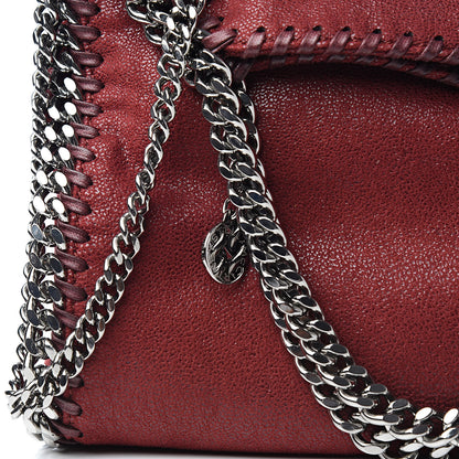 Stella McCartney Shaggy Deer Mini Falabella Fold Over Tote Ruby 10 of 10