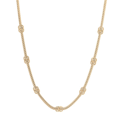 Chanel Metal CC Choker Necklace Gold 1 of 5