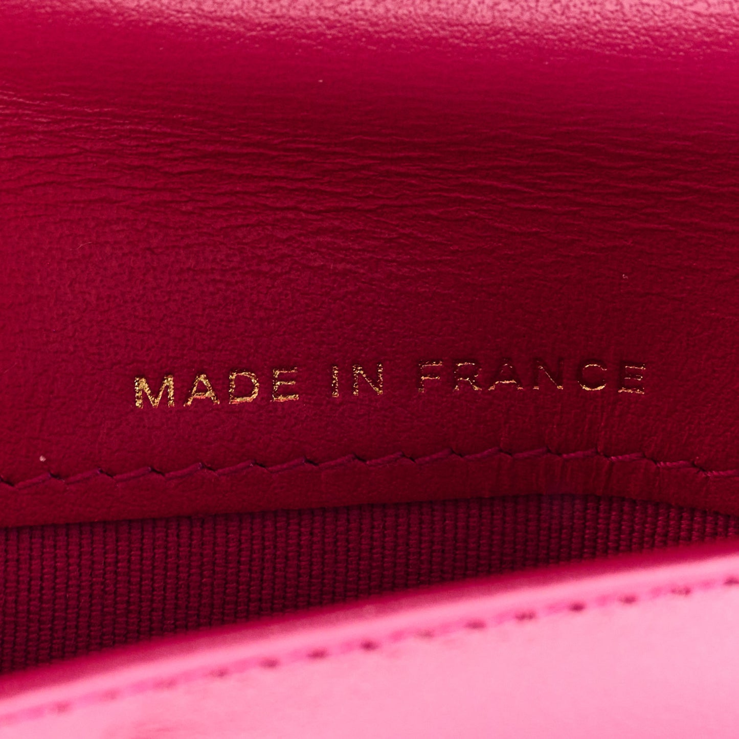 Caviar Quilted Medium Flap Wallet Fuchsia