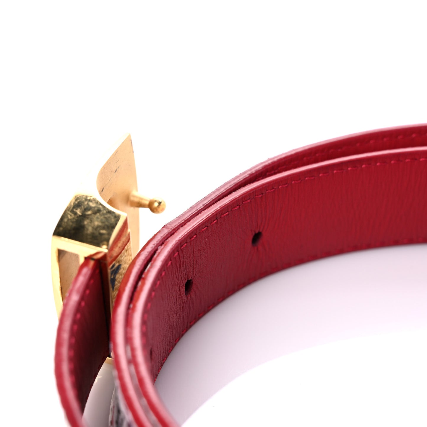 Monogram Multicolor LV Cut Reversible Belt 90 36 White Grenade