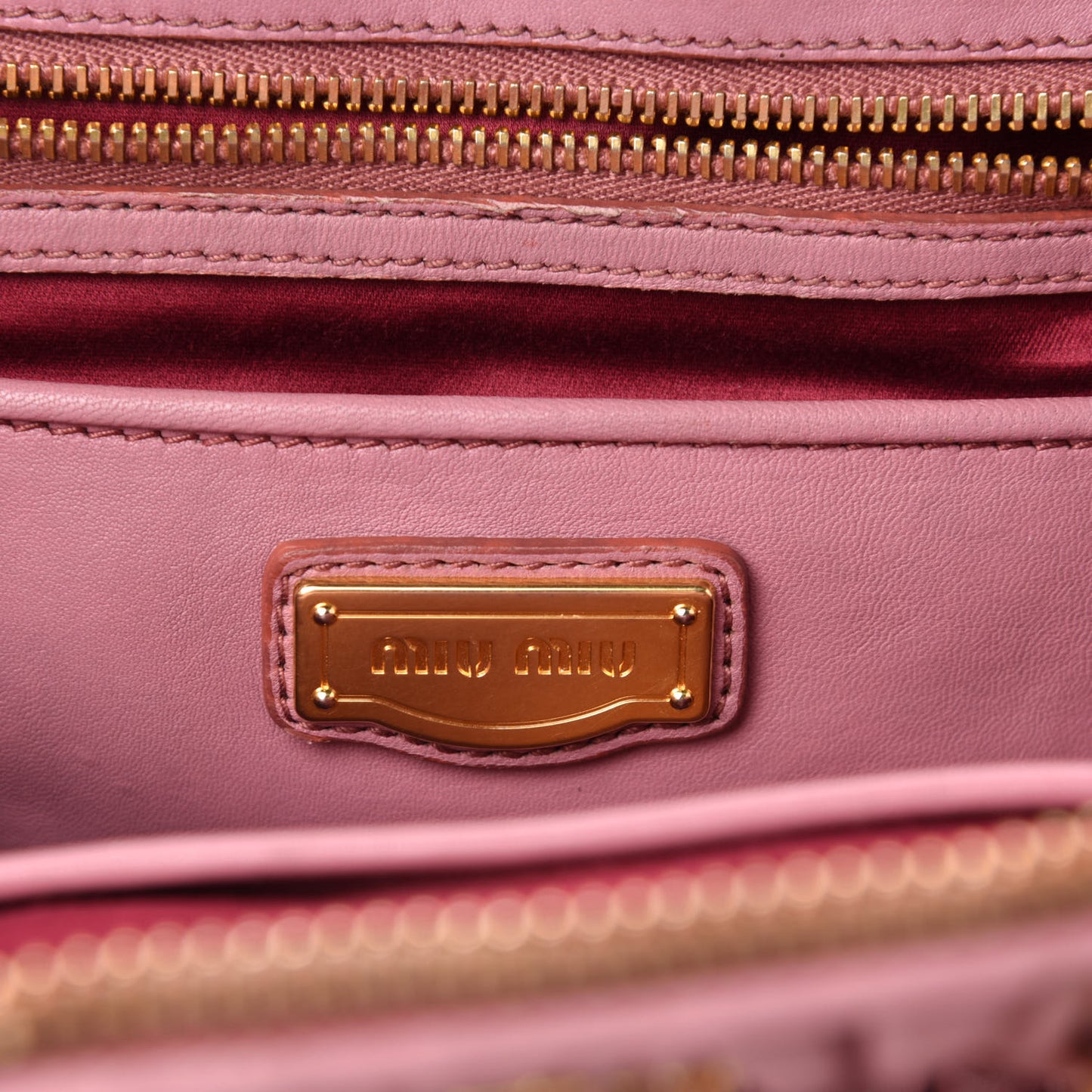 Nappa Matelasse Top Handle Bowler Rosa