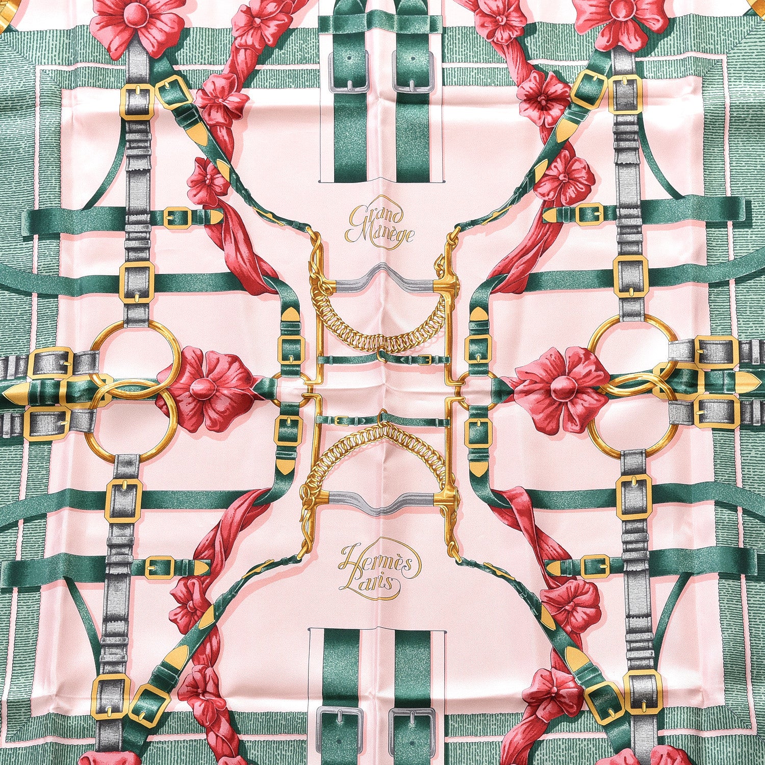 Hermes Silk Grand Manege Scarf 90 2 of 3