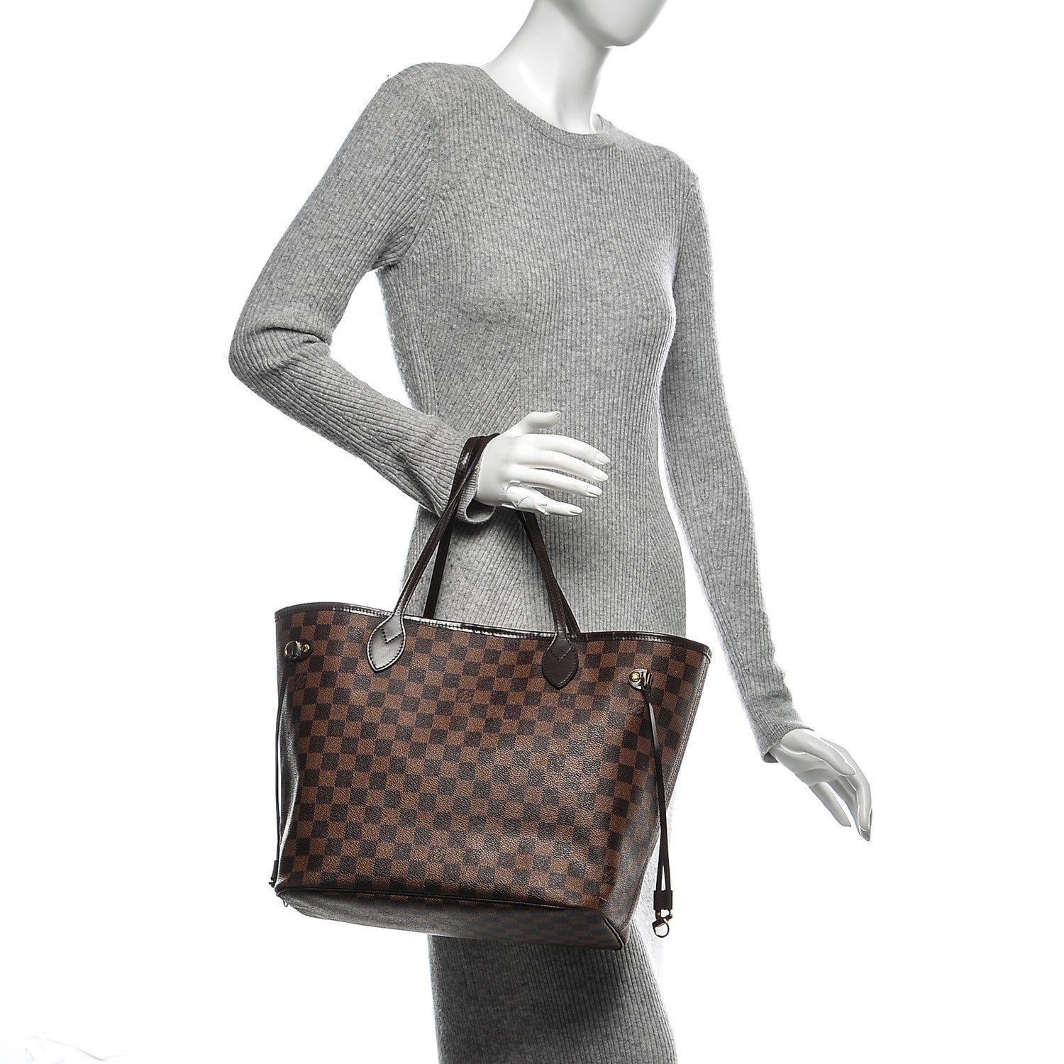 Louis Vuitton Damier Ebene Neverfull MM 2 of 6