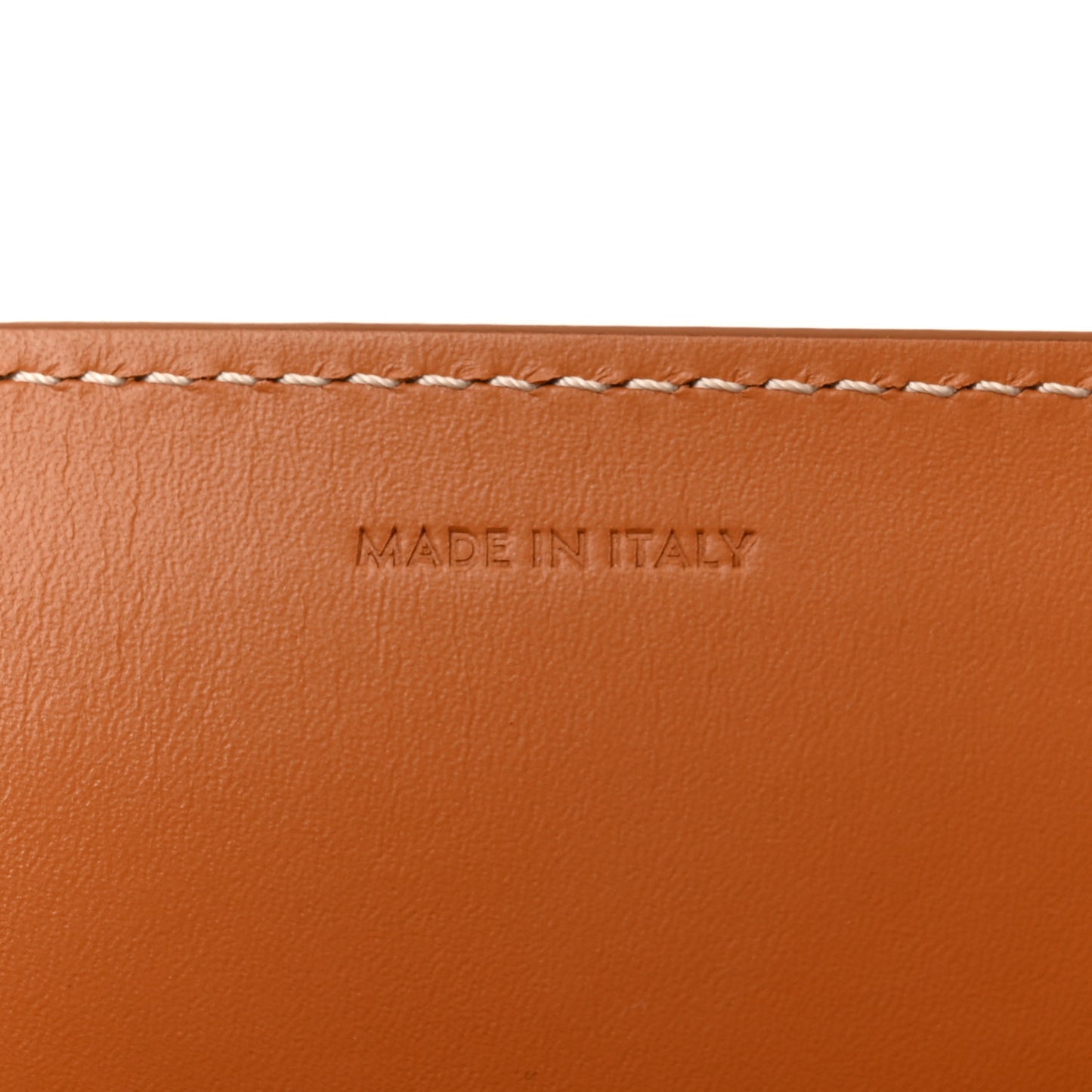 Canvas Calfskin Logo Print Small Vertical Cabas Natural Tan