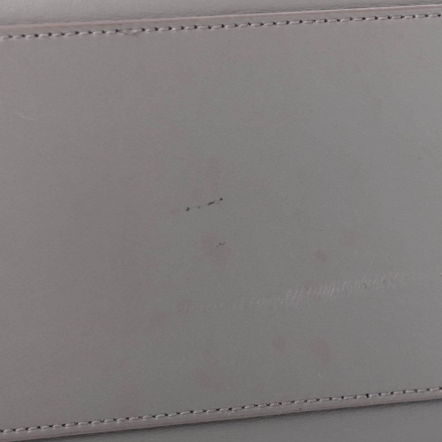 Saint Laurent Calfskin Small Monogram Cabas Fog 7 of 7