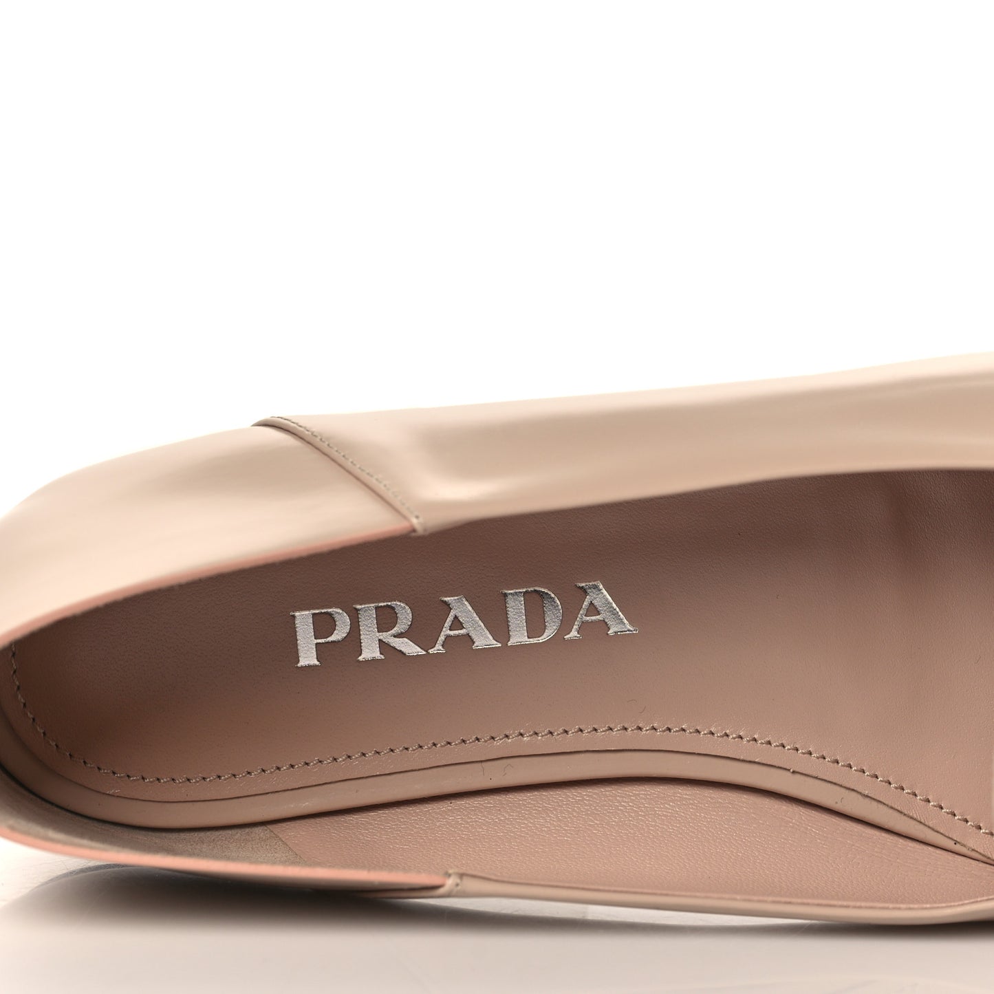 Spazzolato Logo Loafer 39.5 Cipria