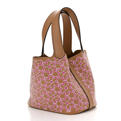 Hermes Swift Micro Lucky Daisy Picotin Lock Chai Rose White 2 of 10