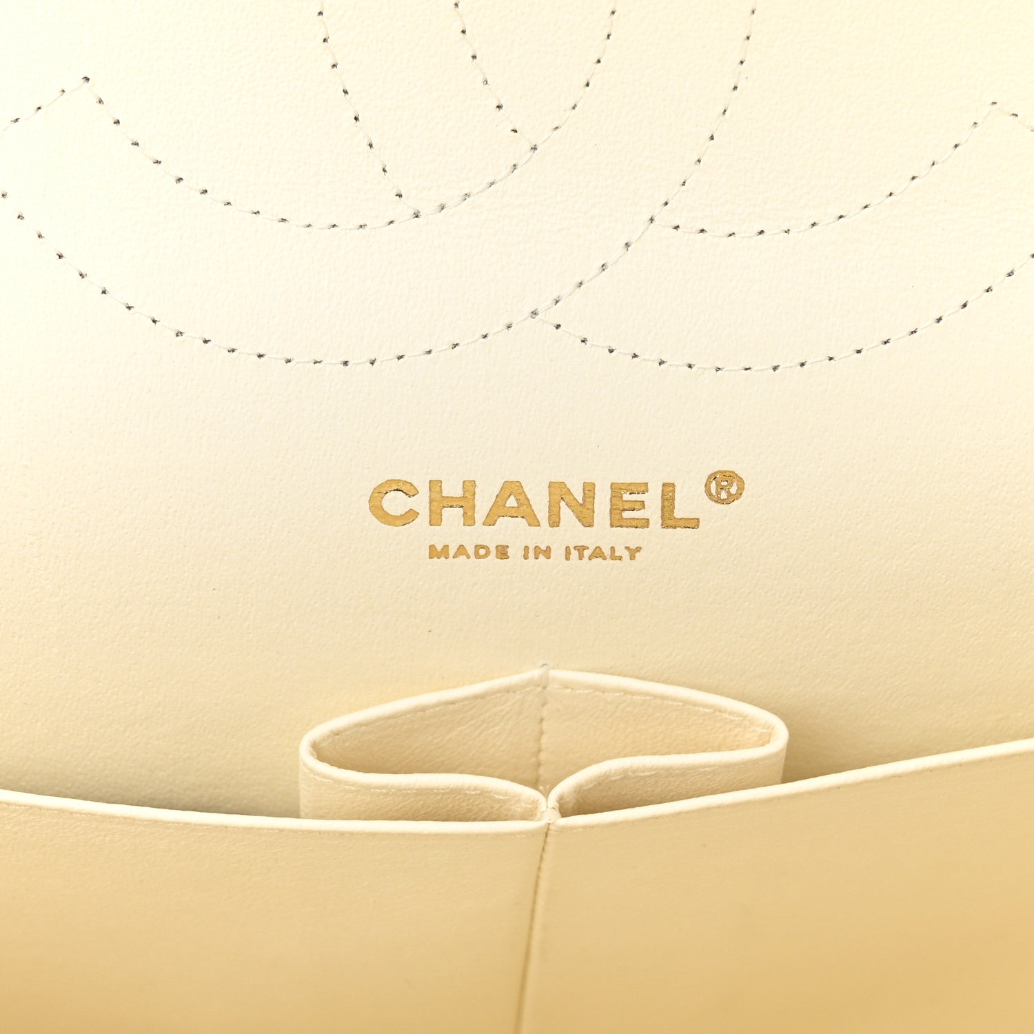 Chanel Caviar Quilted Jumbo Double Flap White 6 of 10