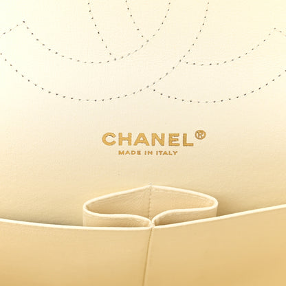 Chanel Caviar Quilted Jumbo Double Flap White 6 of 10