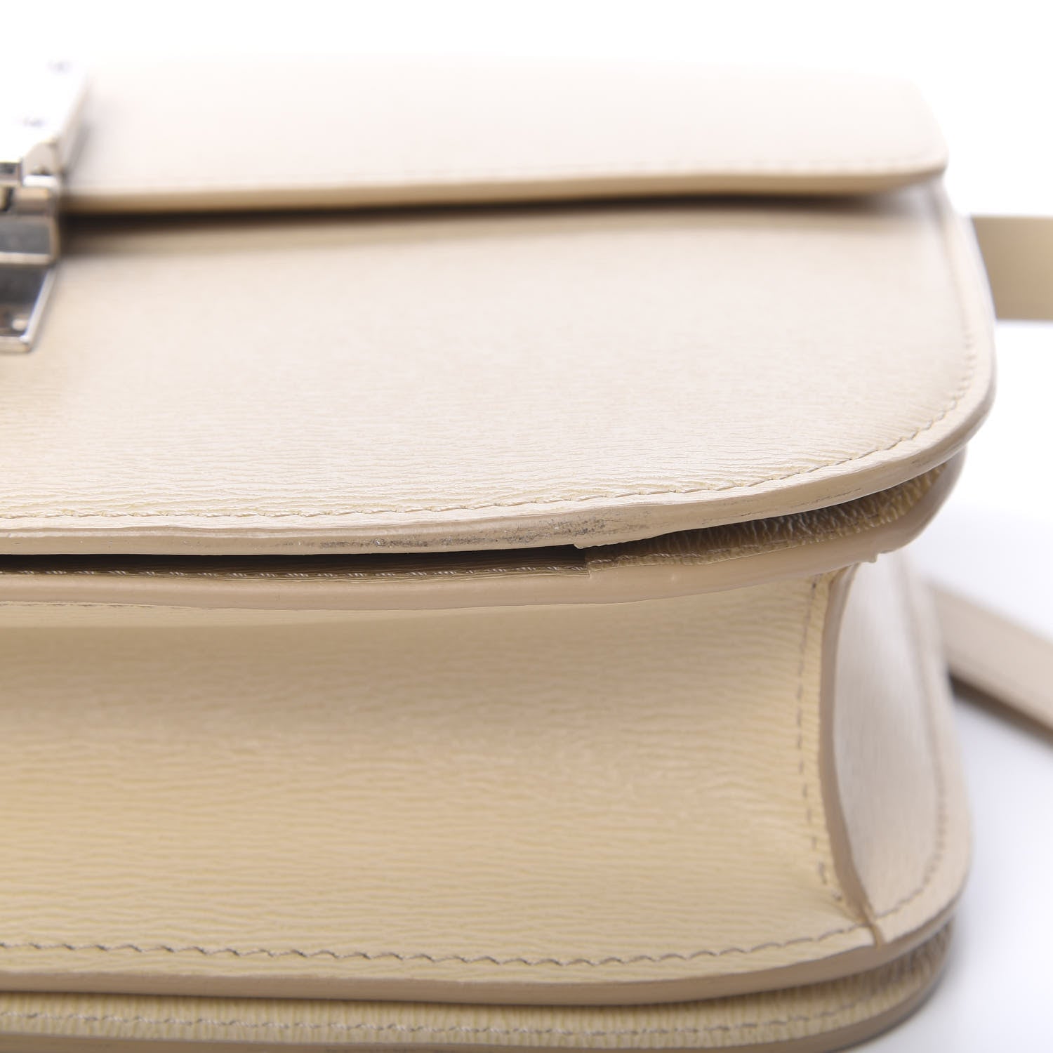 Celine Liege Calfskin Medium Classic Box Flap Bag Linen 11 of 11