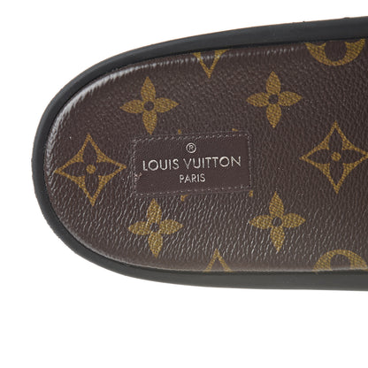 Louis Vuitton Metallic Calfskin Sunbath Slide Sandals 36 Gold 7 of 8