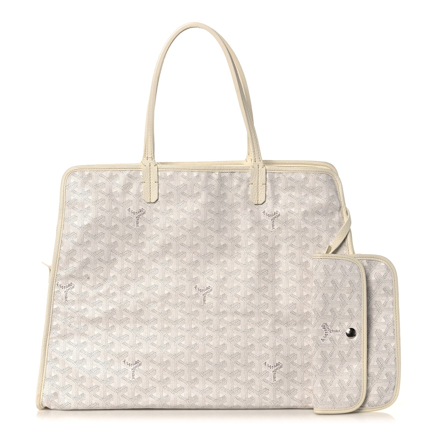 Goyardine Sac Hardy Pet Carrier PM White