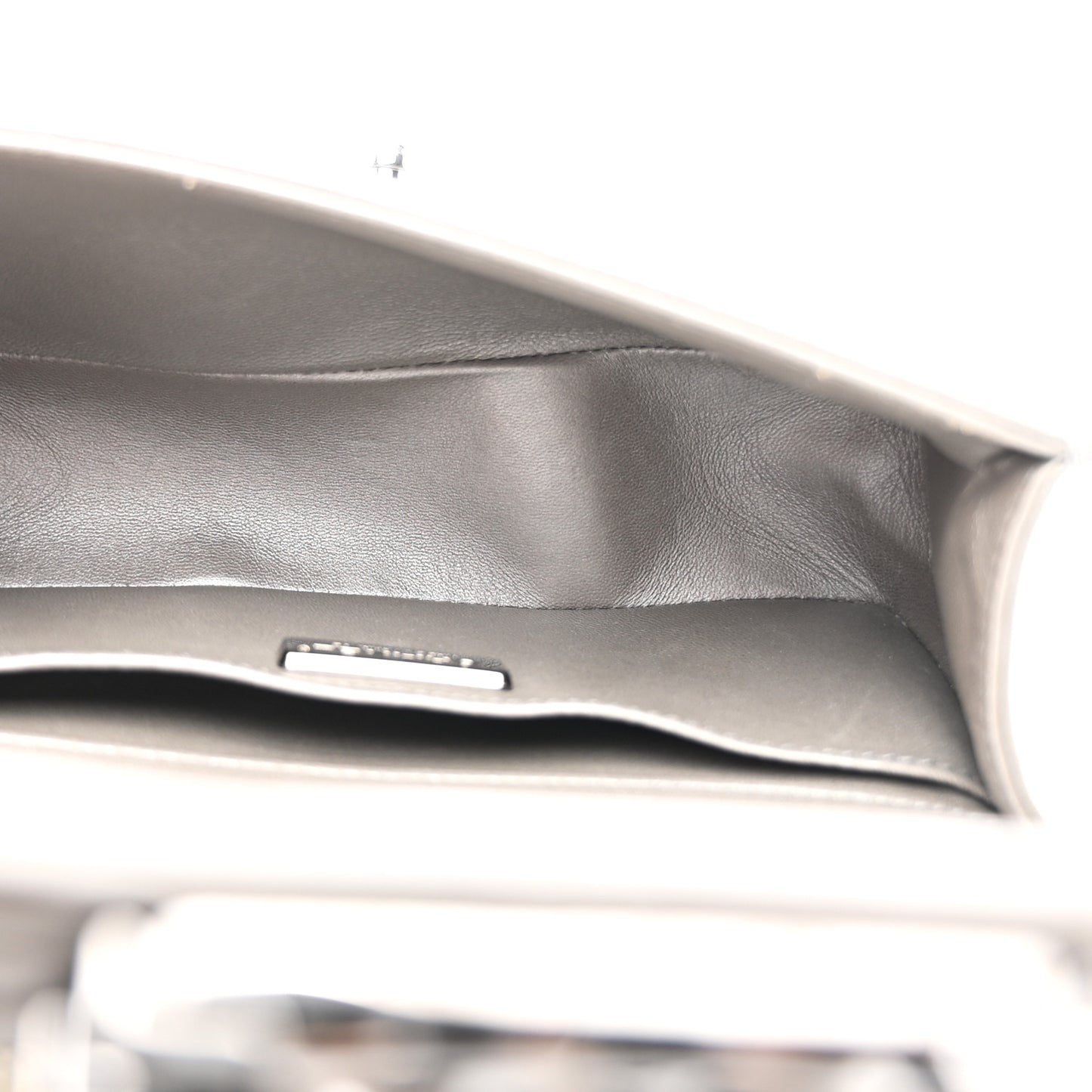 Galuchat Stingray Small Boy Flap Silver