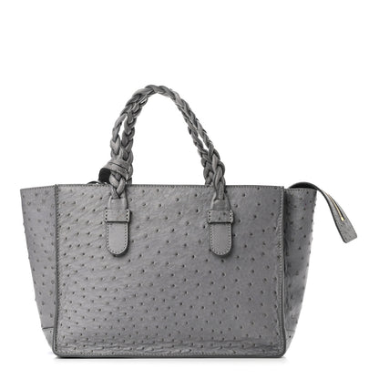 Valentino Garavani Ostrich To Be Cool Tote Grigio Perla 2 of 16