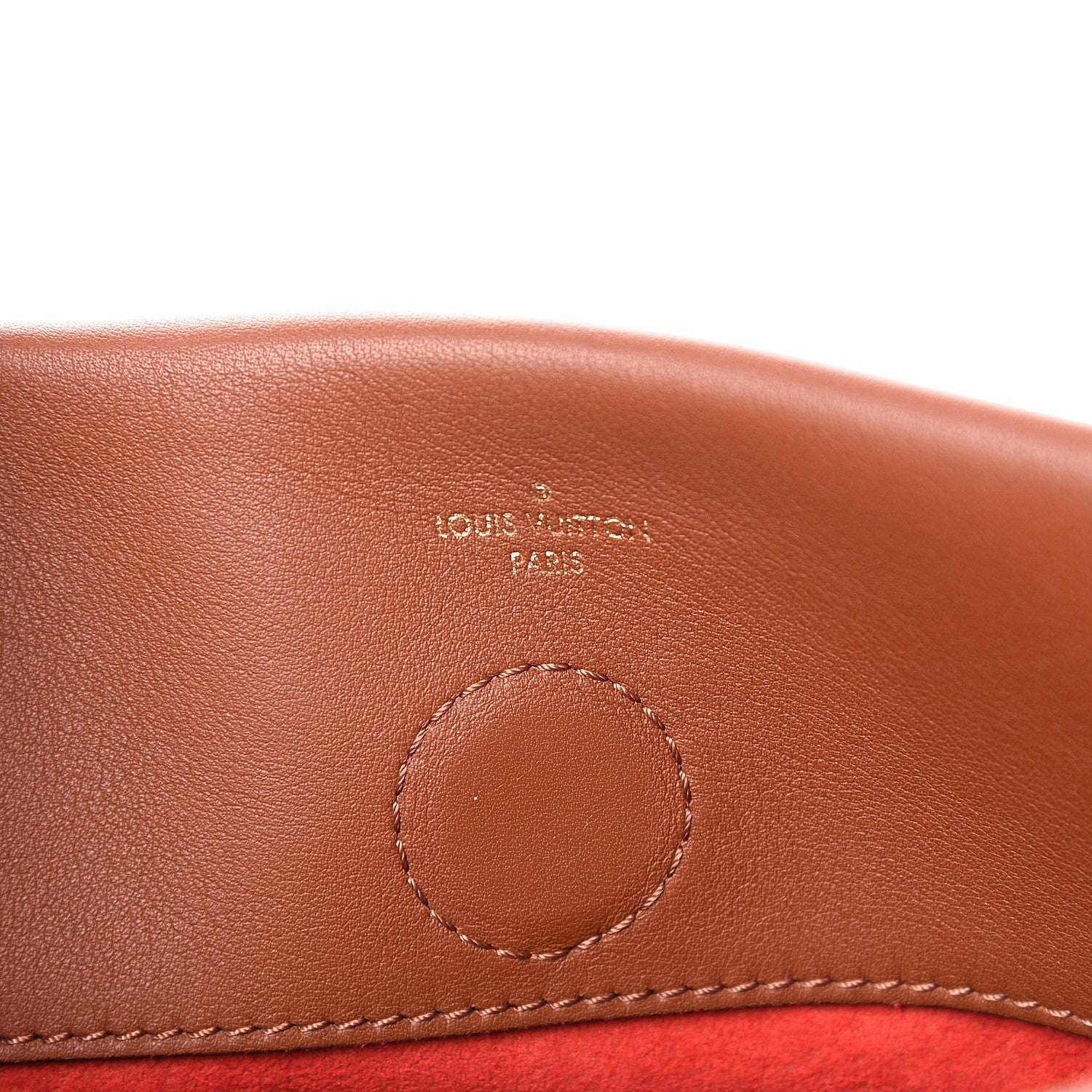 Louis Vuitton Monogram Tuileries Besace Caramel Rouge 5 of 8
