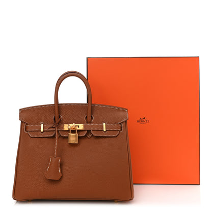 Hermes Togo Birkin 25 Gold 10 of 10