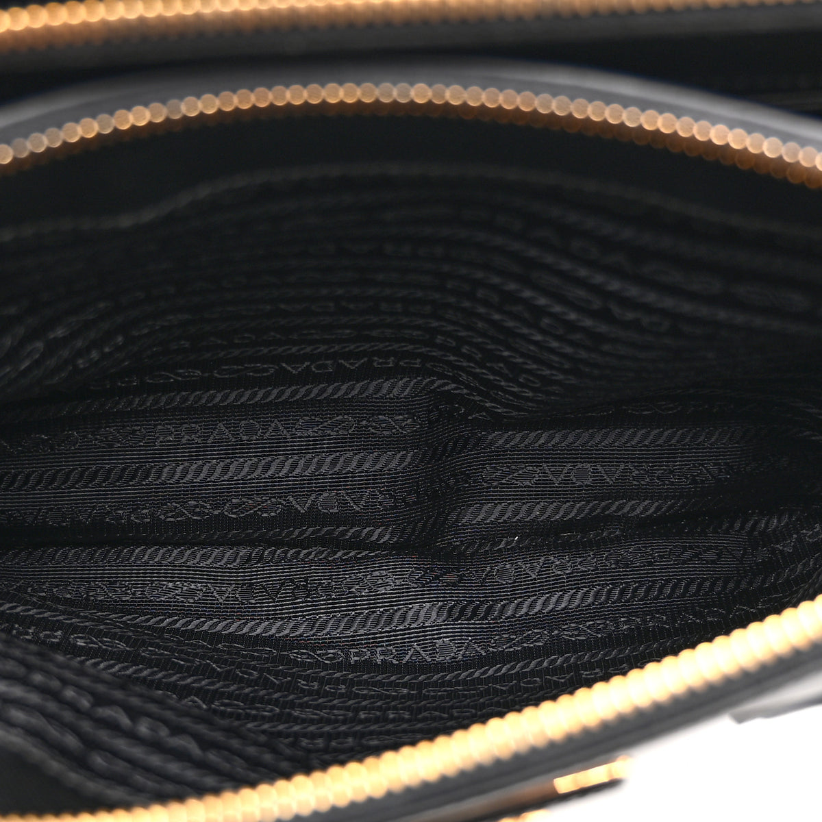 Prada Saffiano Small Galleria Double Zip Tote Black 7 of 12