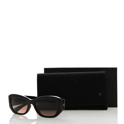 Chanel Acetate Rectangle Sunglasses 5493 Black 8 of 8